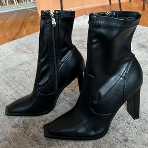 LULUS black vegan leather boots